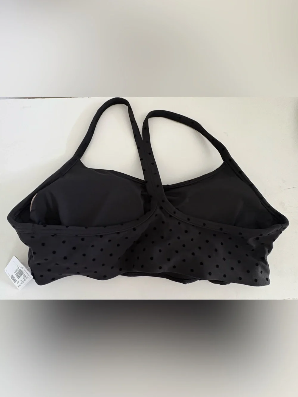 lululemon athletica Black Polka Dot Sports Bra